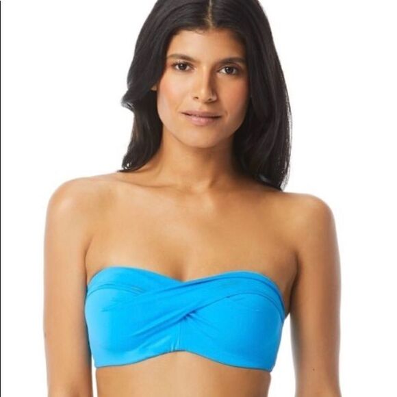 COCO REEF 5-way Bra Sized teal bikini top. 36/38C - Picture 2 of 11